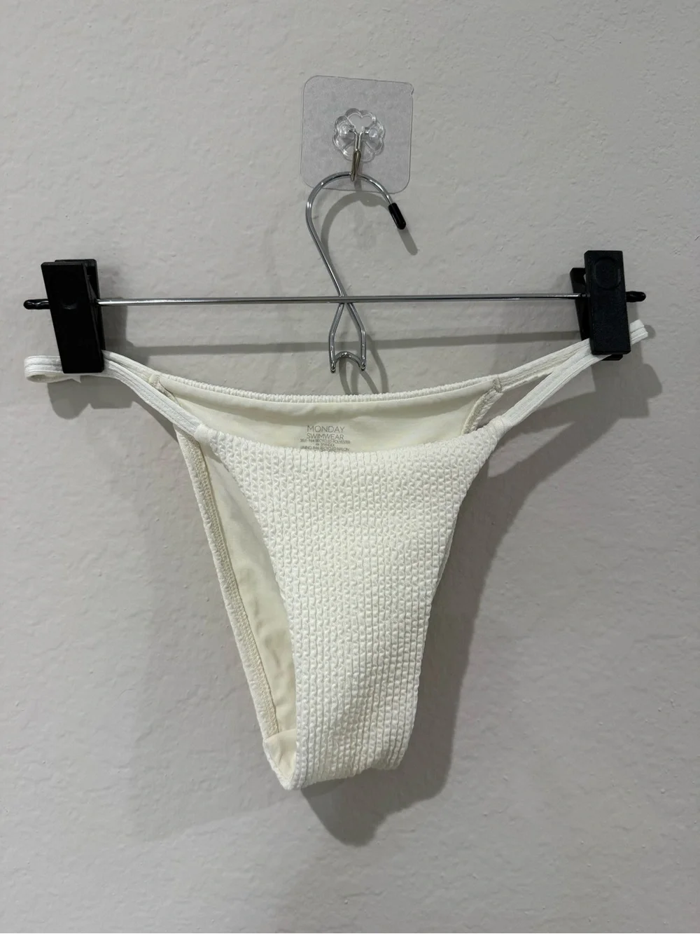 Monday Swimwear COSTA RICA Bikini Set - IVORY CRINKLE